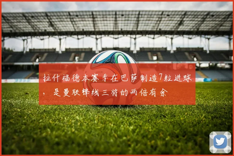 拉什福德本赛季在巴萨制造7粒进球，是曼联锋线三将的两倍有余