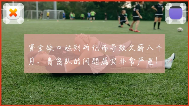 资金缺口达到两亿而导致欠薪八个月，青岛队的问题属实非常严重！