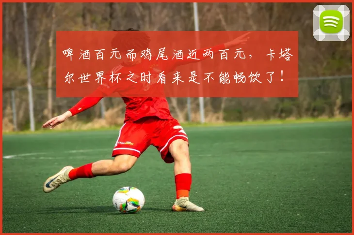 啤酒百元而鸡尾酒近两百元，卡塔尔世界杯之时看来是不能畅饮了！